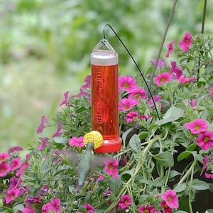 Hanging Planter Box Plastic Hummingbird Feeder - 3 oz. Capacity