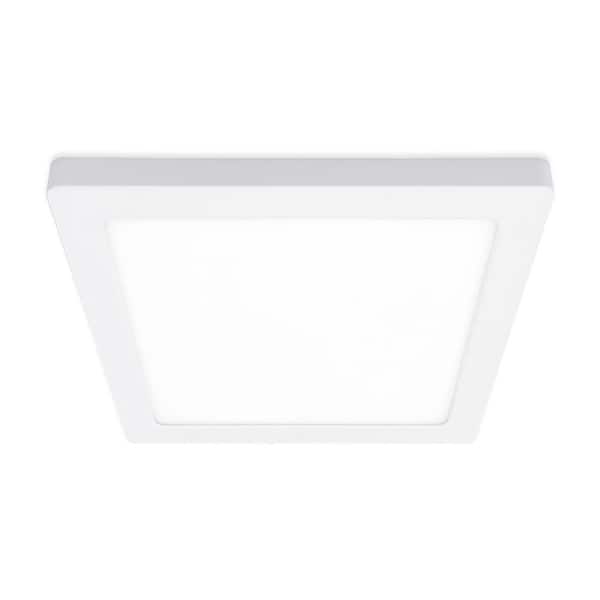 Sofiton 12 in. Square White New Ultra-Low Profile Integrated LED Flush Mount Ceiling Light 3CCT Selectable