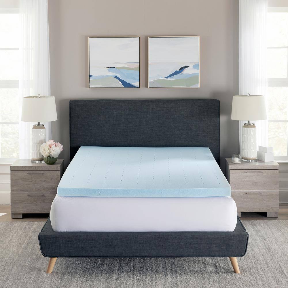 Twin 3" Gel-Infused Memory Foam Mattress Topper