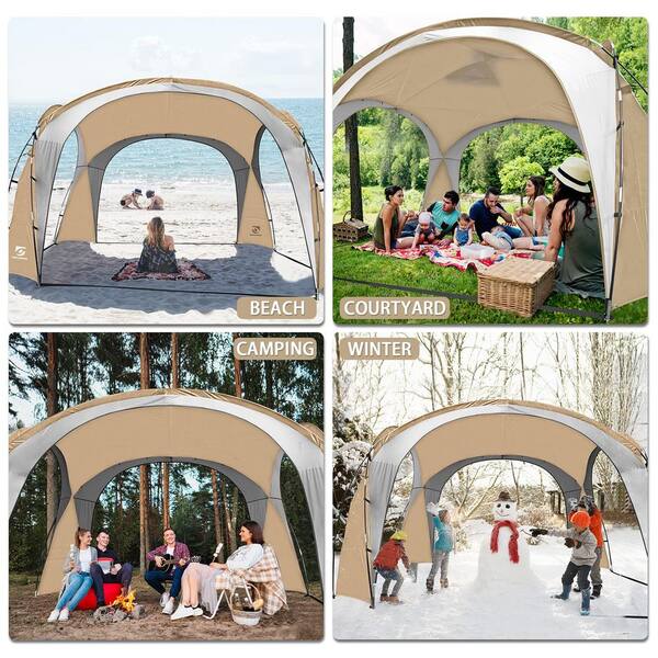 Zeus & Ruta 12 ft. x 12 ft. Khkai Pop-Up Canopy UPF50+ Easy