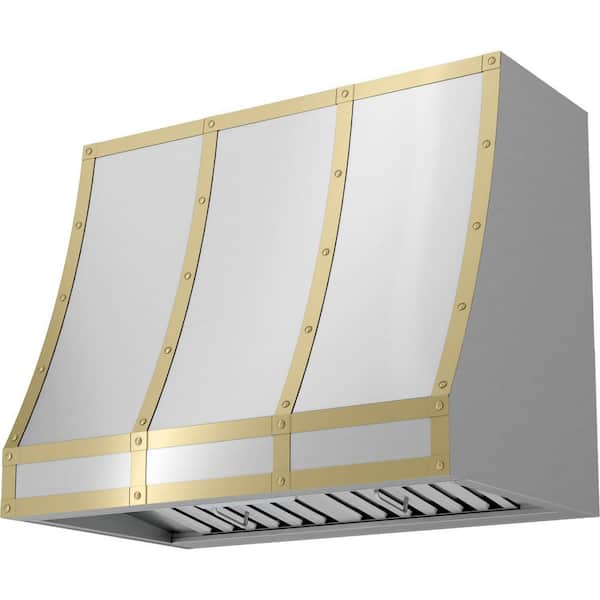 Zephyr Banding Kit for CHFT36ASX Range Hood in Satin Gold