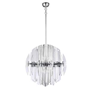 Jadiel I 10-Light Chrome Geometric Chandelier