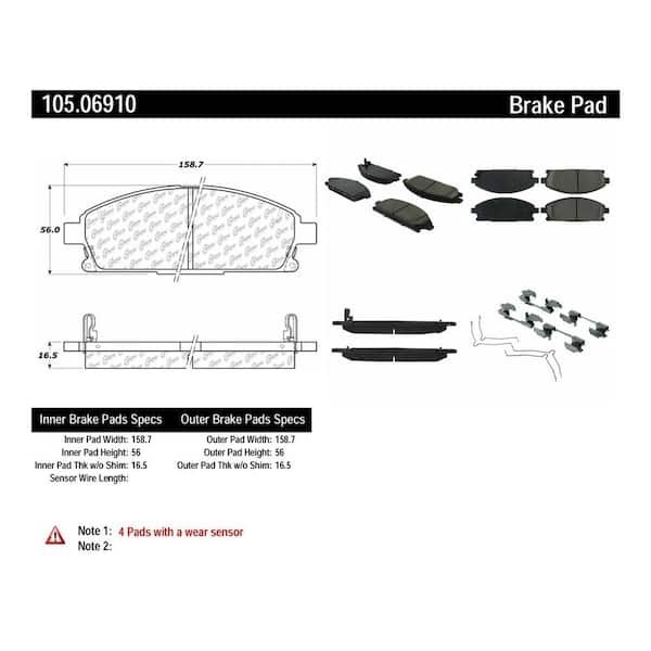 Centric Parts Disc Brake Pad Set