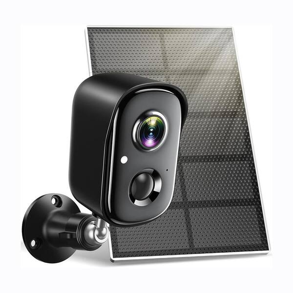 2K WiFi Security Cameras Wireless Outdoor with Solar Panel AI Motion Detection Spotlight Siren Alarm Color Night Vision