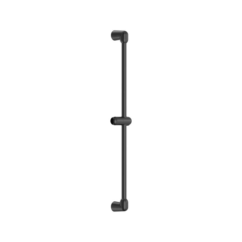 Matte Black 36-Inch Adjustable Shower Slide Bar