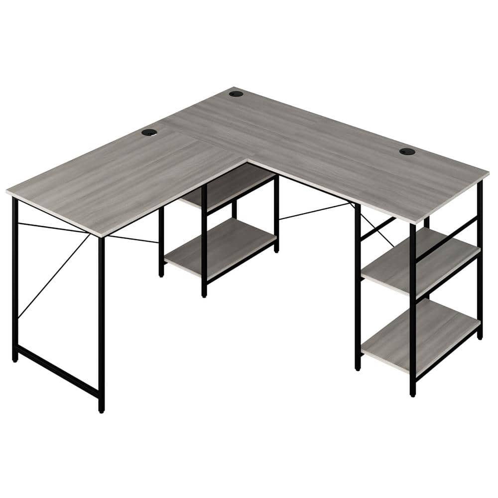 Have a question about Costway 60 in. Grey Convertible Lshaped Corner