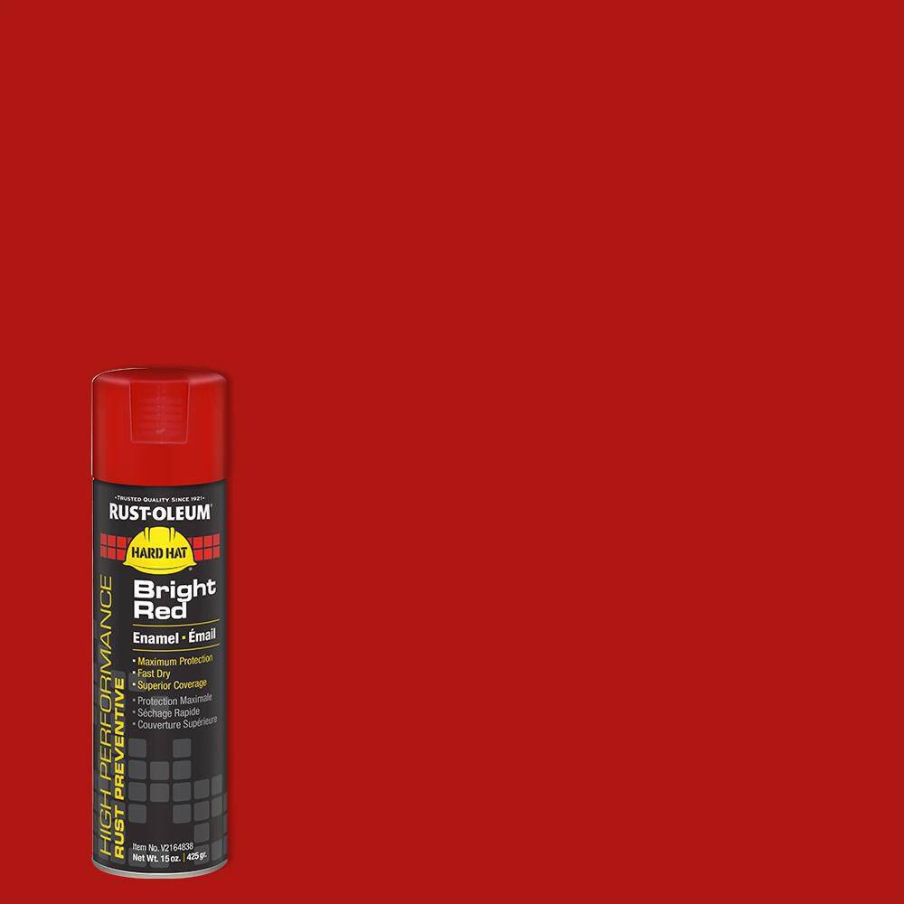 Rust Oleum 15 Oz Rust Preventative Gloss Bright Red Spray Paint Case 