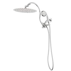 KOHLER Lively 4-Spray Patterns Wall Mount 4.312 in. Handheld Shower Head in  Vibrant Brushed Nickel K-R26822-G-BN - The Home Depot