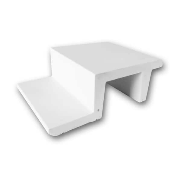 ORAC DECOR 5-1/2 in. D x 2 in. W x 4 in. L Primed White Plain Polyurethane Crown Moulding Sample