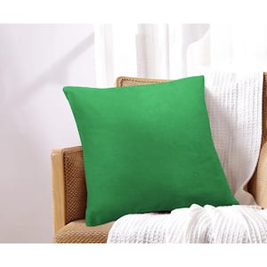 Maxine Chenille Throw Pillow Green 18x18