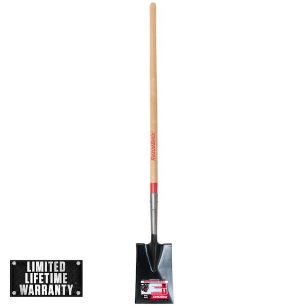Razor-Back 48 in. Wood Handle Border Spade 46200 - The Home Depot