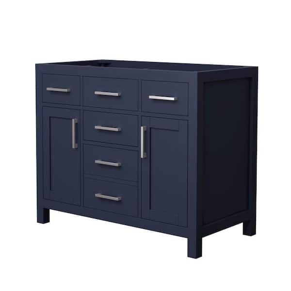 Beckett 41 in. Bath Vanity Cabinet without Top in Dark Blue