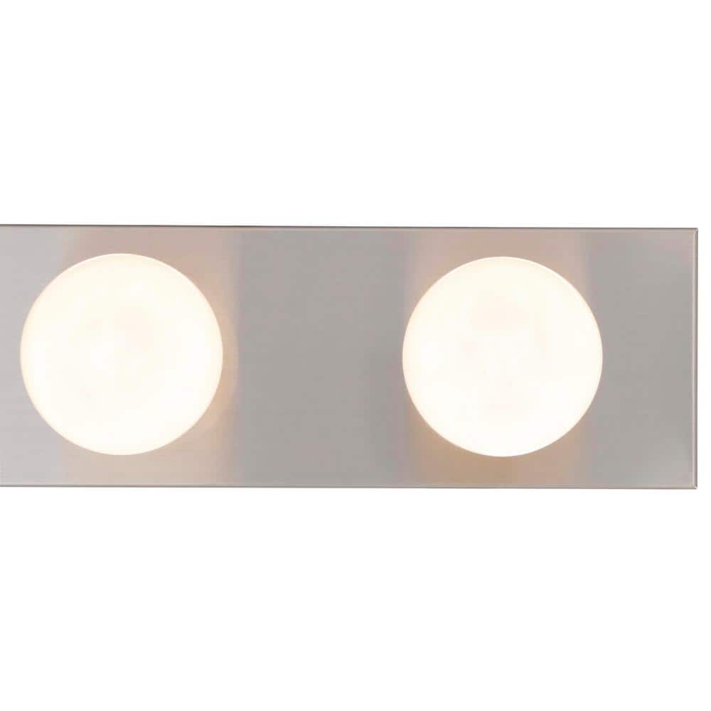 Brushed Nickel 3-Light Dimmable Vanity Wall Sconce
