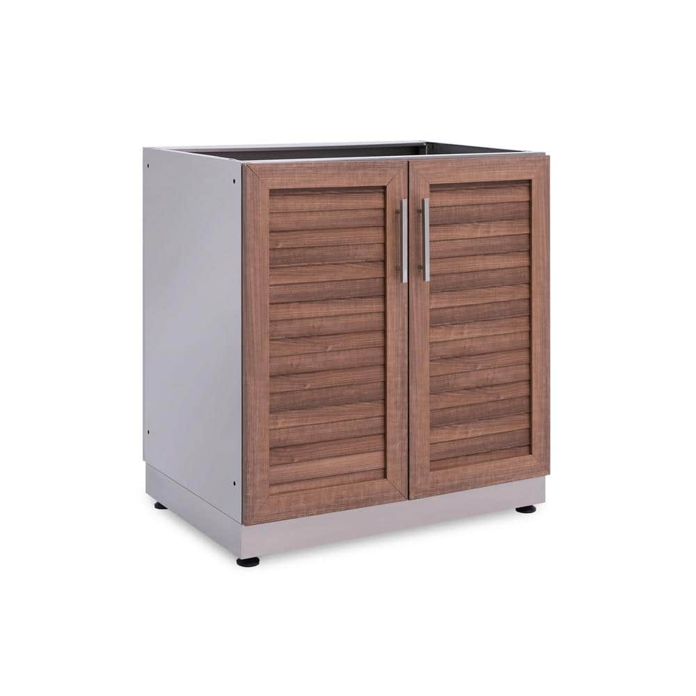 Outdoor Kitchen Stainless Steel Grove 32 in. W x 36.5 in. H x 23 in. D Classic 2-Door Cabinet price history on PriceWatchPro