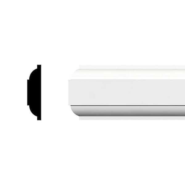 7/8 in. x 1/4 in. x 96 in. Parting Bead, PVC