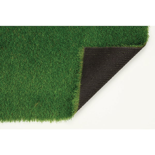 Nance Carpet and Rug ParkPro Multipurpose 12 ft. Wide x Cut to Length Green Artificial Grass