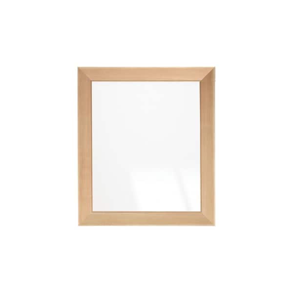BrandtWorks Natural Maple Elegance Framed Mirror 27 in. W x 32 in. H