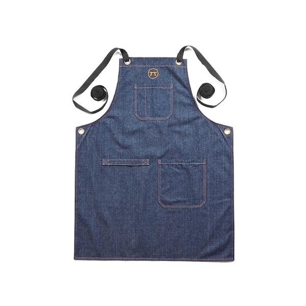 Outset Blue Denim Griller's Apron 76493 - The Home Depot