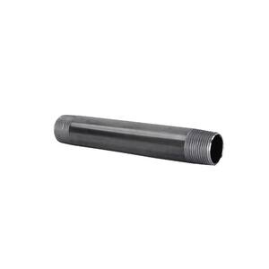 1/2 in. x 4-1/2 in. Black Steel Pipe Nipple