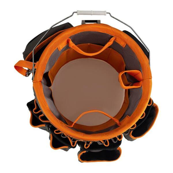 Bucket Idea Bucket Tool Organizer with 35 Pockets Fits to 3.5-5 Gallon Bucket (Orange) ?