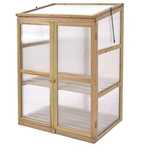 30 in. W x 22.5 in. D x 43 in. H Portable Wooden Greenhouse