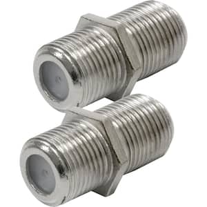 Coax Cable Extension Adapter, F-Type Connector (100-Pack)