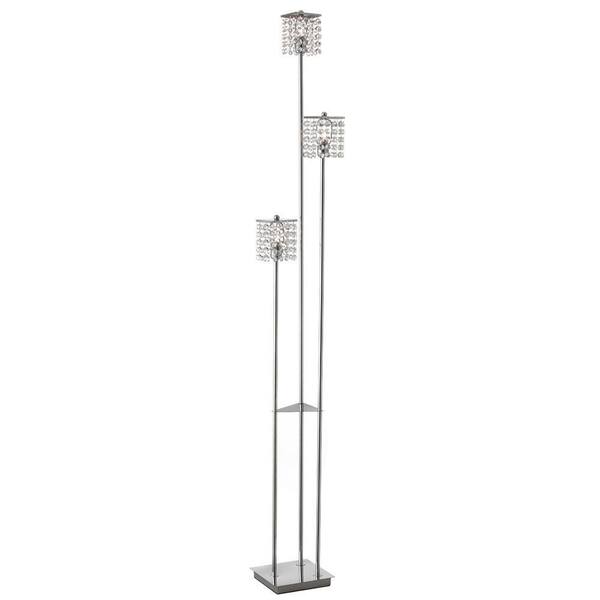 Filament Design Catherine 61 in. Polished Chrome Floor Lamp