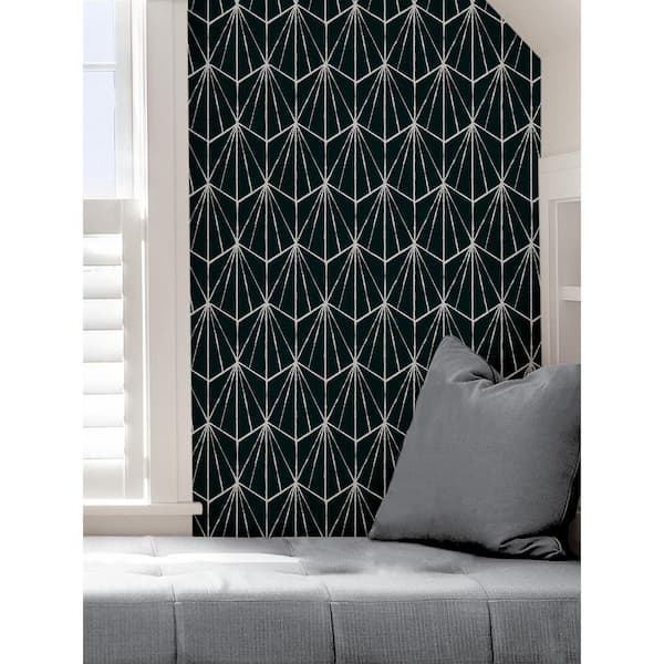 NuWallpaper Black Vintage Chalkboard Vinyl Strippable Wallpaper (Covers  30.75 sq. ft.) NU2220 - The Home Depot