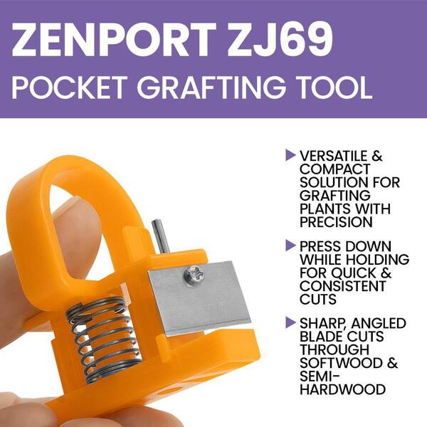 ZENPORT Pocket Grafting Tool Professional Grafting Tool, (Box of 3