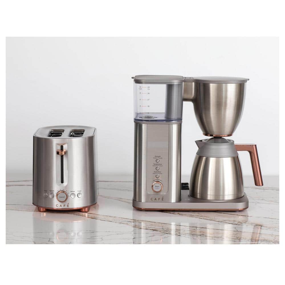 Stainless Steel Thermal Carafe Drip Coffee Maker with WiFi and Voice Control