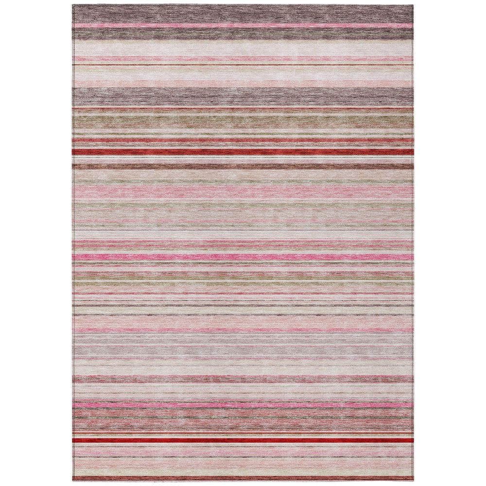 Chantille Machine Washable Indoor/Outdoor Abstract ACN979 Pink 3 ft. x 5 ft. Area Rug price history on PriceWatchPro
