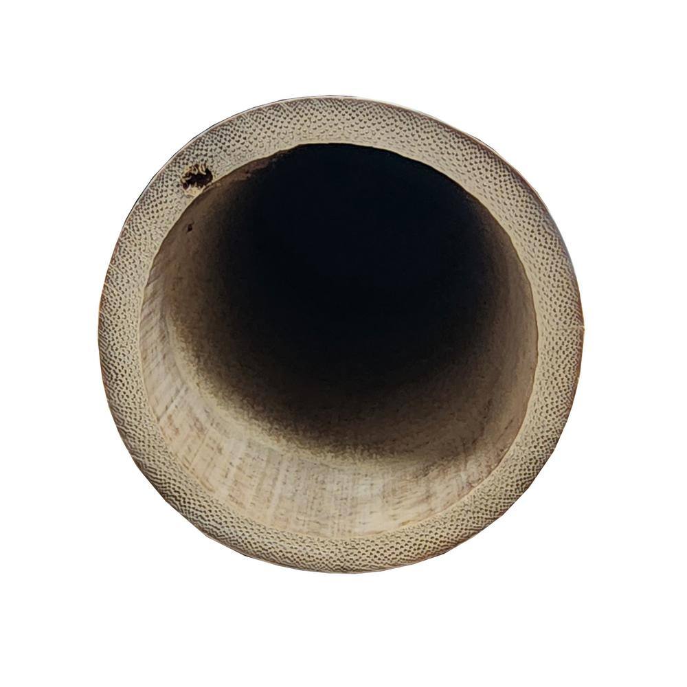 Tan Smooth Bamboo Wood Post, 5 ft Length