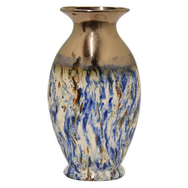 THREE HANDS 15 in. Ceramic Vase