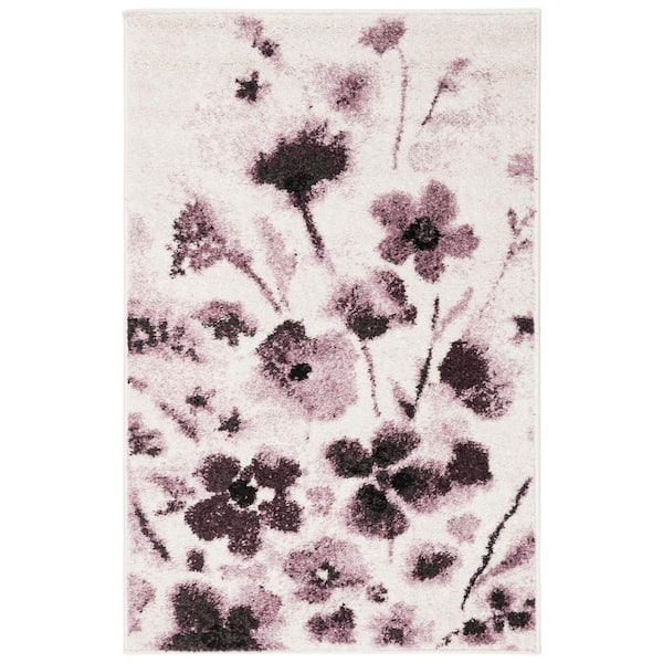  Wildflower Rug 3x4 Area Rug Floral Rugs for Entryway