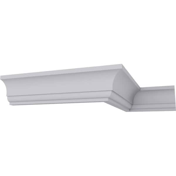 Ekena Millwork SAMPLE - 4-5/8 in. x 12 in. x 5-5/8 in. Polyurethane Marseille Crown Moulding