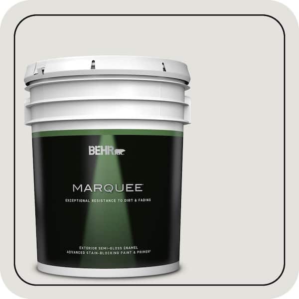 BEHR MARQUEE 5 gal. #MQ3-04 Quiet on the Set Semi-Gloss Enamel Exterior Paint & Primer