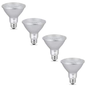 LUXRITE 75-Watt Equivalent PAR30 Dimmable LED Light Bulb Wet Rated 11-Watt  Dimmable 3000K Soft White (4-Pack) LR31606-4PK - The Home Depot