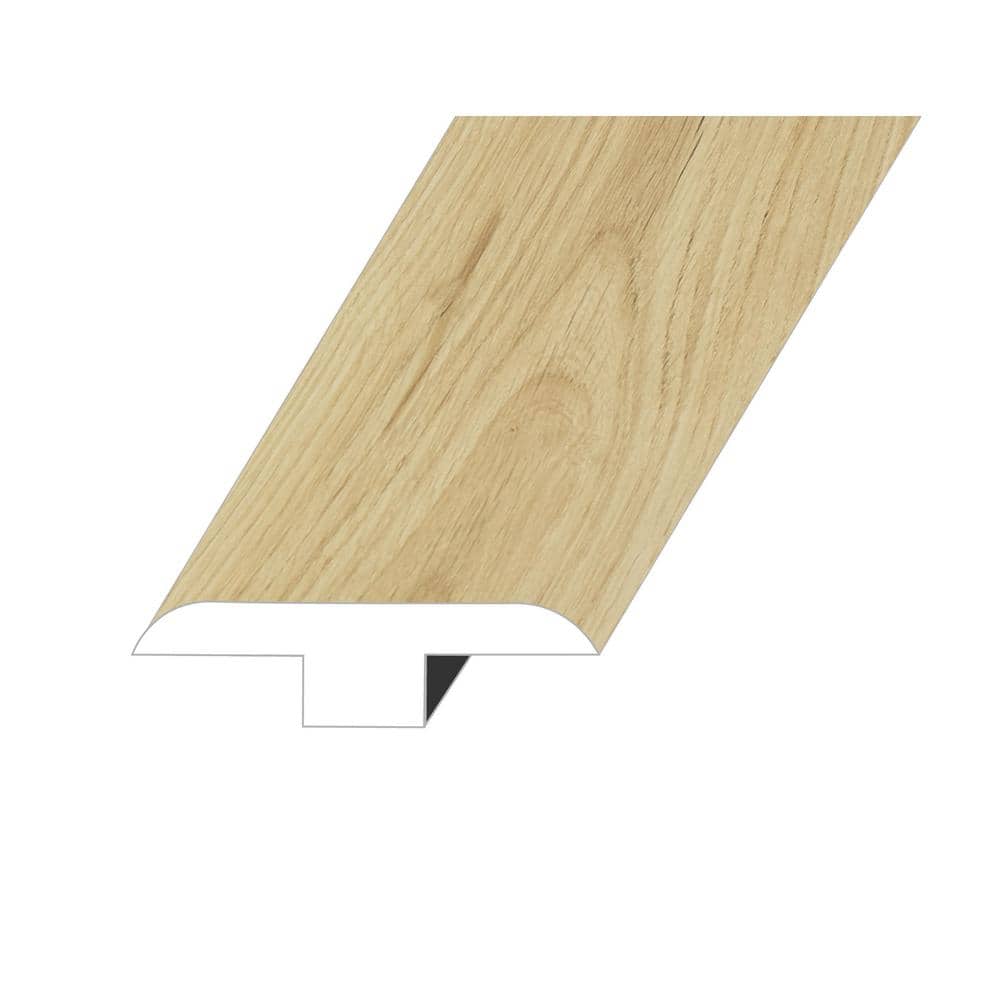 Rhodes Chamonix Dove 0.5 in. Thick x 1.8 in. W x 94.5 in. L HDF Waterproof Laminate Embossed Wood Look T-Molding price history on PriceWatchPro