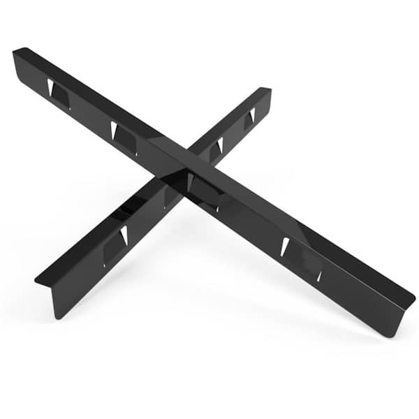 2-Pack 23.2 in. Stove Gap Covers, Stainless Steel Stove Gap Filler, Between Stove and Counter Slide Trim Kit, Black