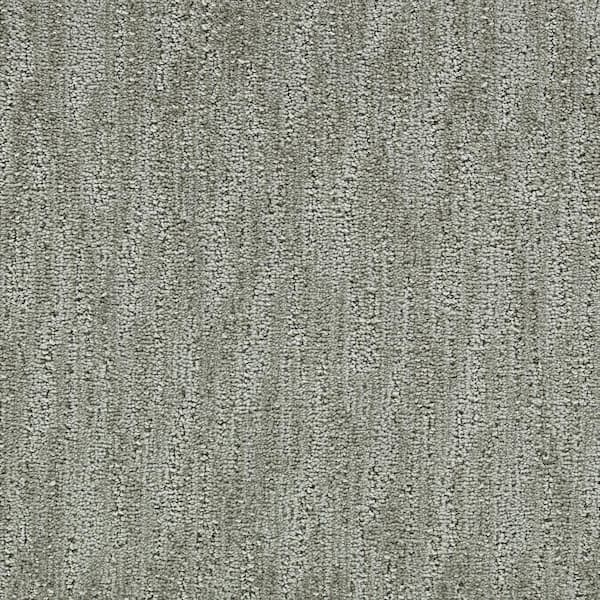 Inner Peace-Granite-Gray 26 oz. SD Polyester Pattern Installed Carpet