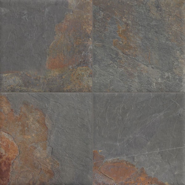 Corso Italia Flagstone Gold 24 in. x 24 in. x 0.75 in. Stone Look Porcelain Paver