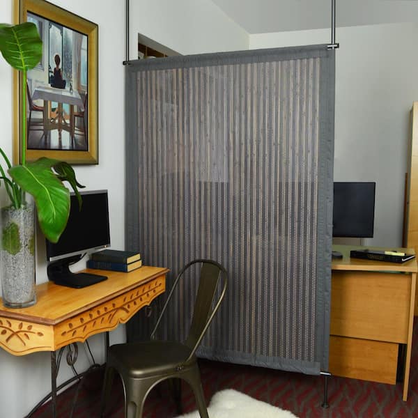 Versailles Home Fashions 5 ft. Mixed Grey 1Panel Room DividerPP019