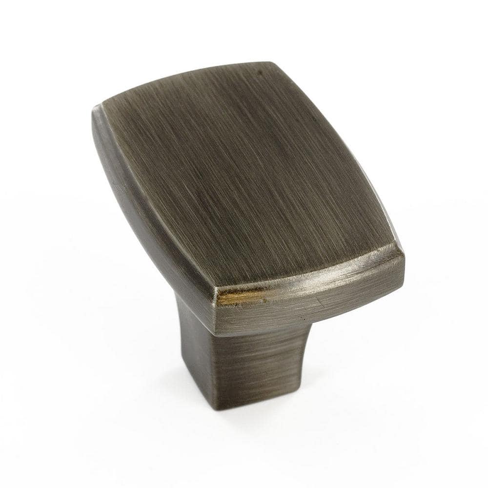 Prévost Collection 1-11/16 in. (43 mm) Traditional Antique Nickel Rectangle Cabinet Knob price history on PriceWatchPro