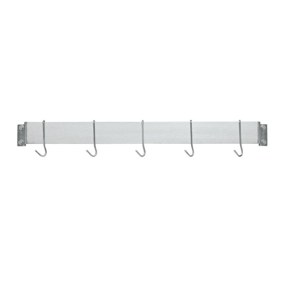 Cuisinart 33 in. Bar Wall Pot Rack in Brushed Stainless CRBW33B The