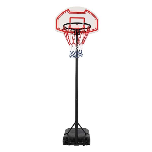 Winado 5.2 ft. to 6.9 ft. H Adjustable Basketball Hoop with Wheels
