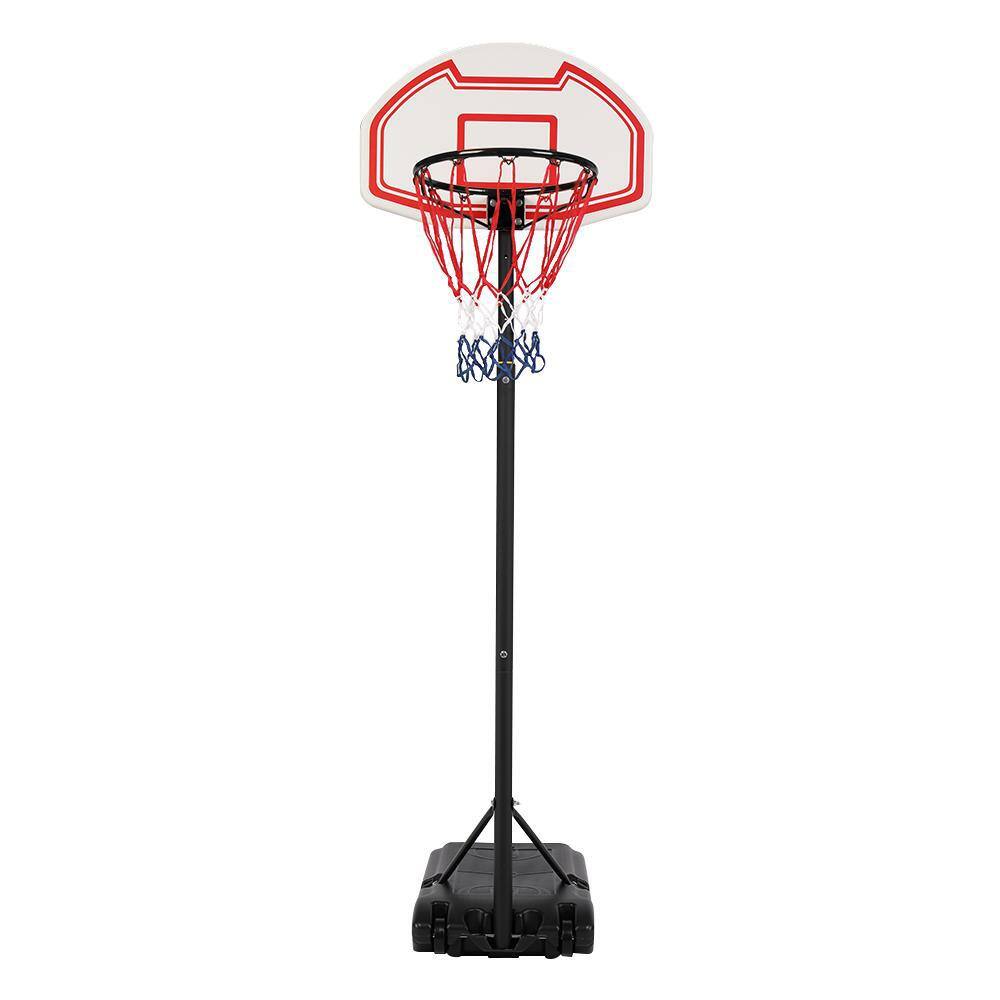 5.2 ft. to 6.9 ft. H Adjustable Basketball Hoop with Wheels