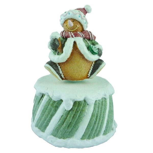 Unbranded 5.8 in. Musical Gingerbread Man Tabletop Decoration