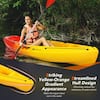 Costway 10.2 ft. Orange Single Sit-On-Top Kayak 1-Person Kayak