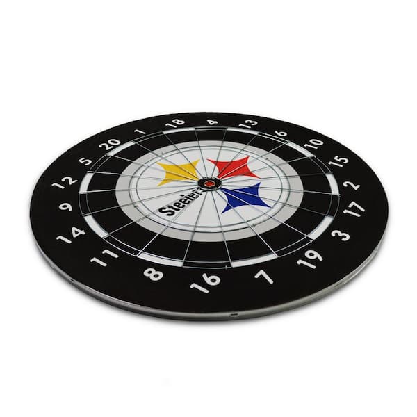 Imperial Black Pittsburgh Steelers Paper Dartboard Gift Set