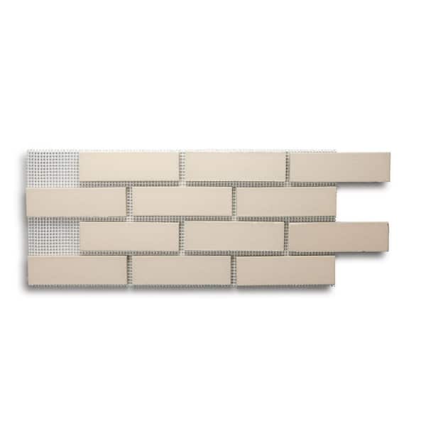 Brickwebb 28 in. x 10.5 in. x 0.5 in. Brickwebb Venetian Thin Brick Sheets (Box of 5-Sheets)